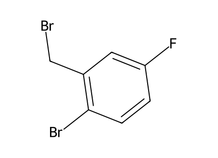 2-Bromo-5-fluorobenzyl bromide molecular structure