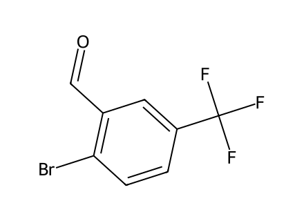 2-Bromo-5-(trifluoromethyl)benzaldehyde molecular structure