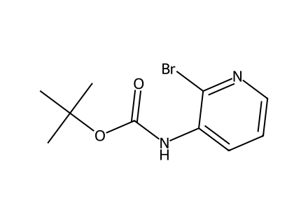 (2-Bromo-pyridin-3-yl)-carbamic acid tert-butyl ester molecular structure