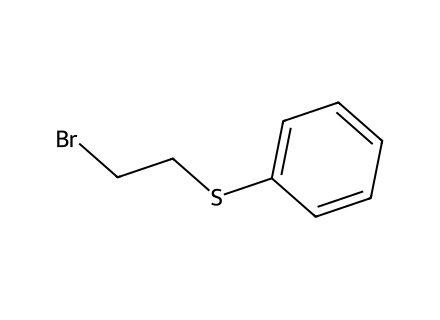 2-Bromoethyl phenyl sulfide molecular structure
