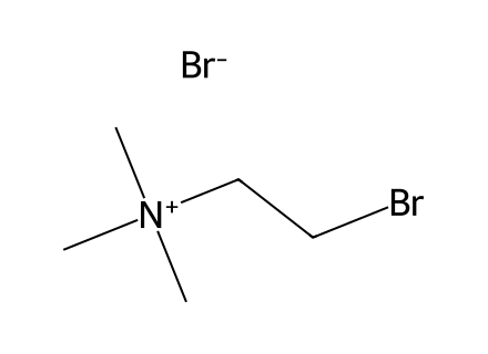 (2-Bromoethyl)trimethylammonium bromide molecular structure