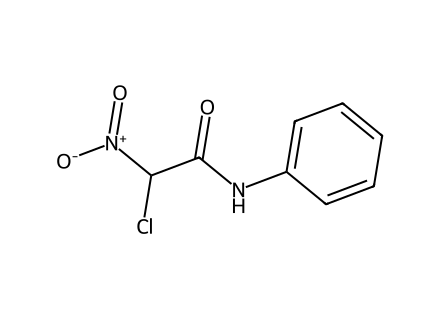 2-Chloro-2-nitroacetanilide molecular structure