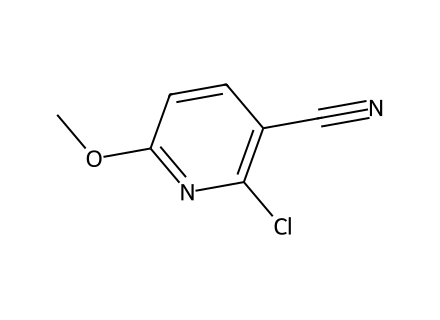 2-Chloro-6-methoxypyridine-3-carbonitrile molecular structure