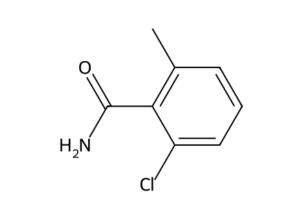 2-Chloro-6-methylbenzamide molecular structure