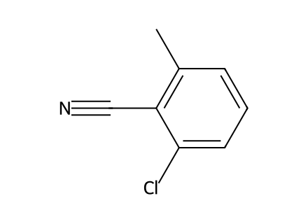 2-Chloro-6-methylbenzonitrile molecular structure