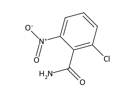 2-Chloro-6-nitrobenzamide molecular structure