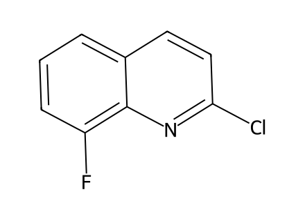 2-Chloro-8-Fluoroquinoline molecular structure