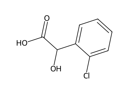 2-Chloromandelic acid molecular structure