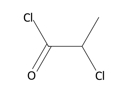 2-Chloropropionyl Chloride molecular structure