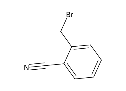 2-Cyanobenzyl Bromide molecular structure