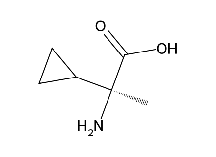 2-cyclopropyl-d-alanine molecular structure