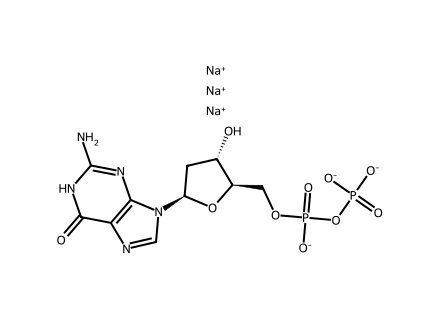 2-deoxyguanosine-5-diphosphate-sodium molecular structure