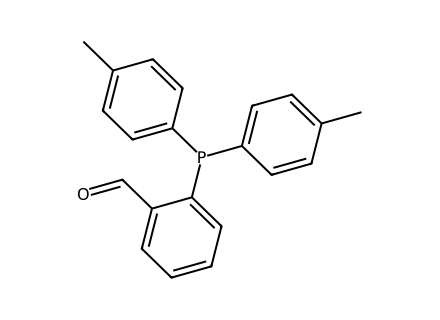 2-(Di-p-tolylphosphino)benzaldehyde molecular structure