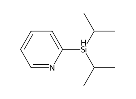 2-(Diisopropylsilyl)Pyridine molecular structure