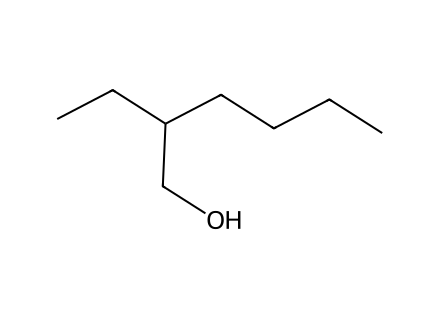2-Ethyl-1-hexanol molecular structure