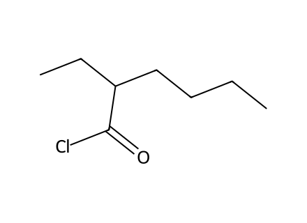 2-ethylhexanoyl-chloride molecular structure