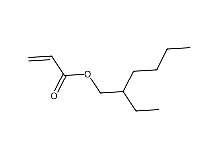 2-Ethylhexyl Acrylate molecular structure