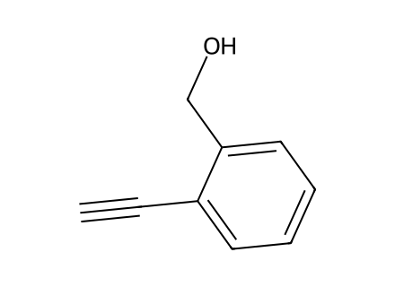 2-Ethynylbenzyl Alcohol molecular structure