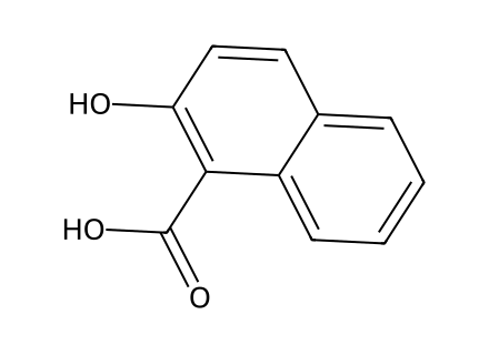 2-Hydroxy-1-Naphthoic Acid molecular structure