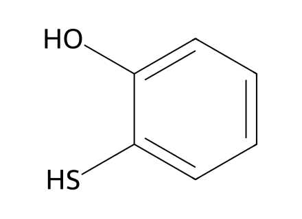 2-Mercaptophenol molecular structure