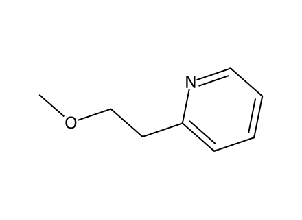2-Methoxy-1-(2-Pyridinyl)Ethan molecular structure