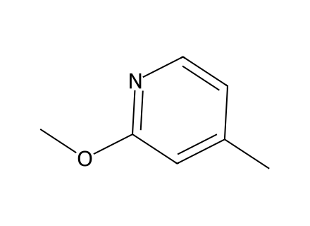 2-Methoxy-4-Methylpyridine molecular structure