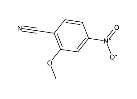 2-Methoxy-4-nitrobenzonitrile molecular structure