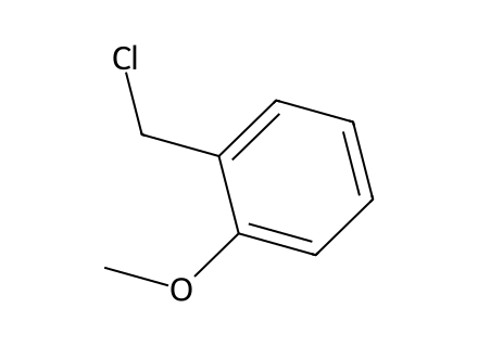 2-Methoxybenzyl chloride molecular structure