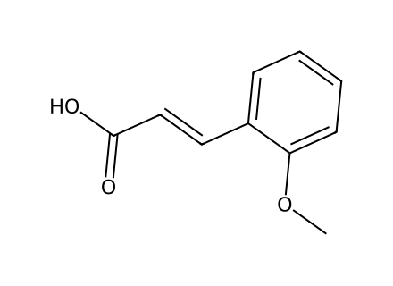 2-Methoxycinnamic Acid molecular structure