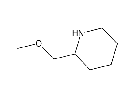 2-(Methoxymethyl)piperidine molecular structure