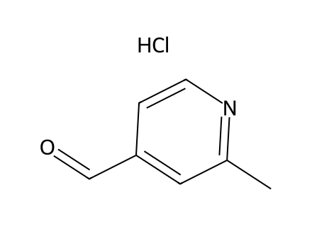 2-Methylisonicotinaldehyde hydrochloride molecular structure