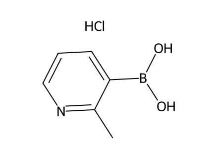 2-Methylpyridine-3-boronic acid hydrochloride molecular structure