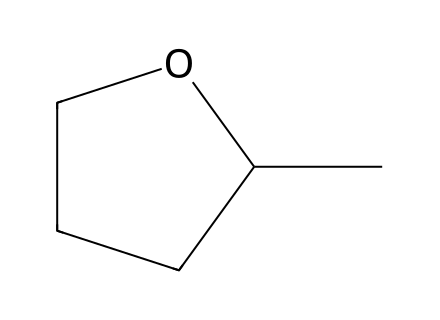 2-Methyltetrahydrofuran molecular structure