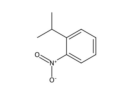 2-Nitrocumene molecular structure