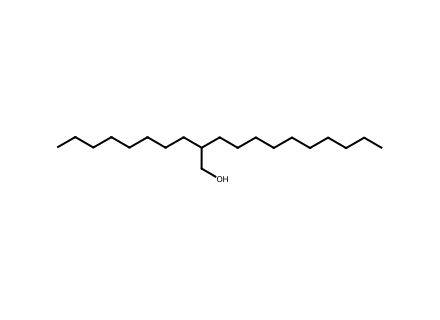 2-Octyl Dodecanol molecular structure
