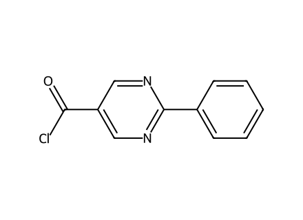 2-Phenylpyrimidine-5-carbonyl chloride molecular structure