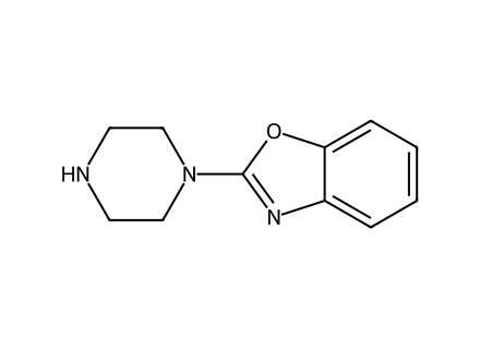 2-piperazin-1-yl-benzooxazole molecular structure
