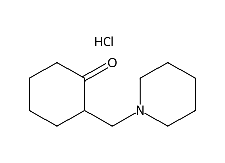 2-piperidylmethyl-1-cyclohexanone-hydrochloride molecular structure