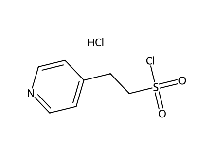 2-Pyridin-4-yl-ethanesulfonyl chloride hydrochloride molecular structure