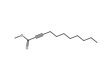 2-Undecynoic Acid Methyl Ester molecular structure