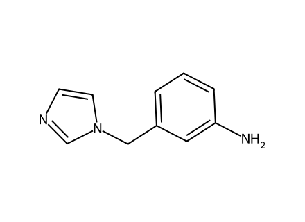 3-(1H-Imidazol-1-ylmethyl)aniline molecular structure