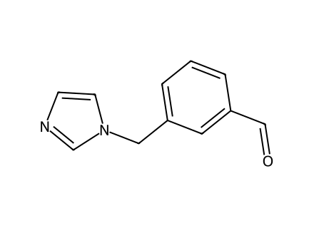 3-(1H-Imidazol-1-ylmethyl)benzaldehyde molecular structure
