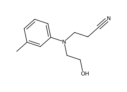 3-[(2-Hydroxyethyl)(3-methylphenyl)amino]-propanenitrile molecular structure