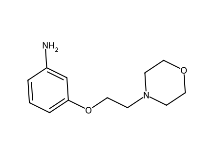 3-(2-Morpholin-4-ylethoxy)aniline molecular structure