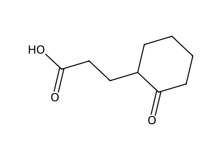 3-(2-Oxo-cyclohexyl)-propionic acid molecular structure