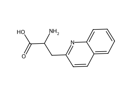 3-2-quinolyl-dl-alanine molecular structure
