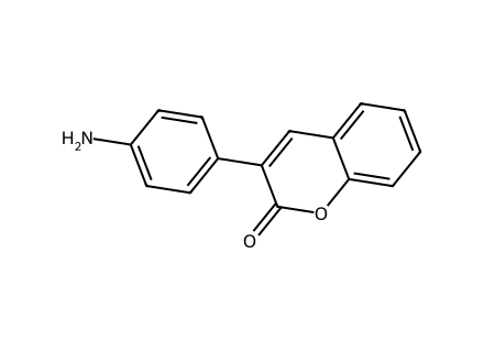 3-(4-Amino-phenyl)-chromen-2-one molecular structure