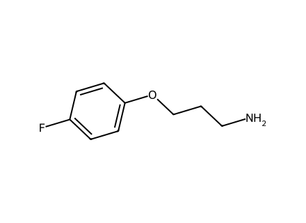 [3-(4-Fluorophenoxy)propyl]amine molecular structure