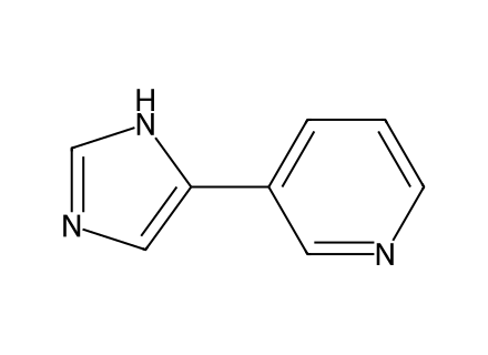 3-(5-Imidazolyl)pyridine molecular structure