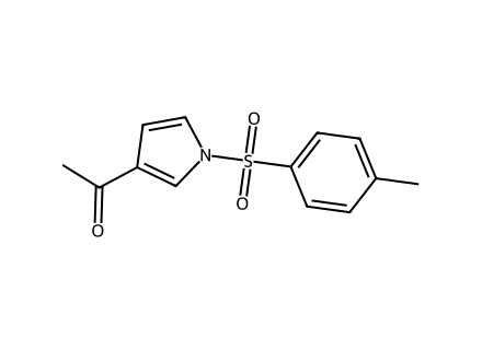3-acetyl-1-tosylpyrrole molecular structure